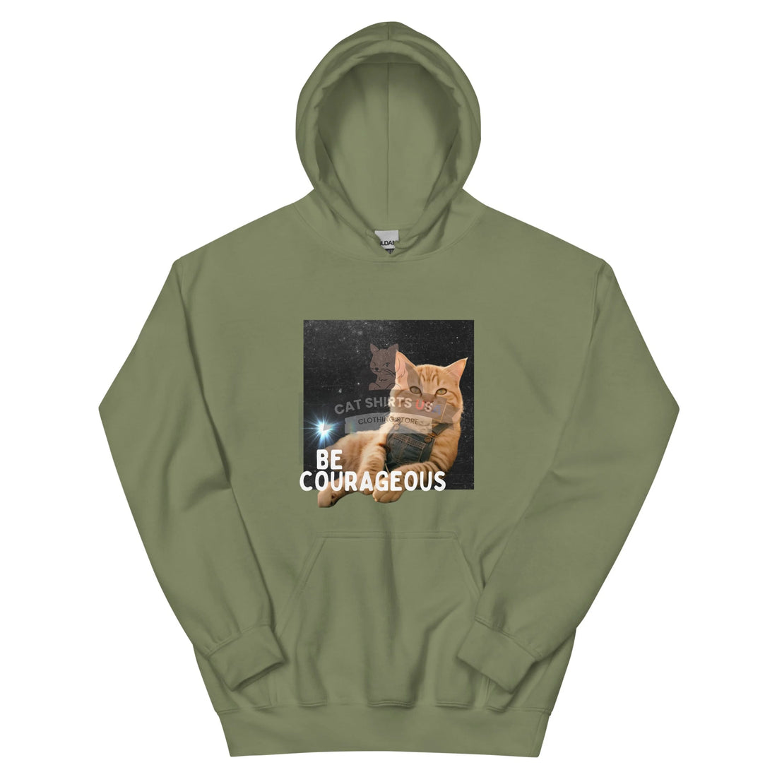 Be Courageous Cat Hoodie | Cat Shirts USA