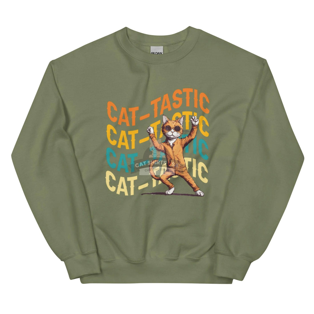 Cat-tastic Cat Sweatshirt - Cat Shirts USA