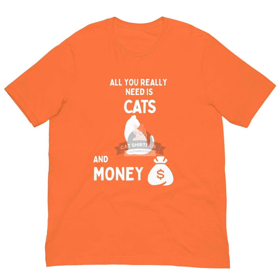 Cats and Money Cat Shirt - Cat Shirts USA