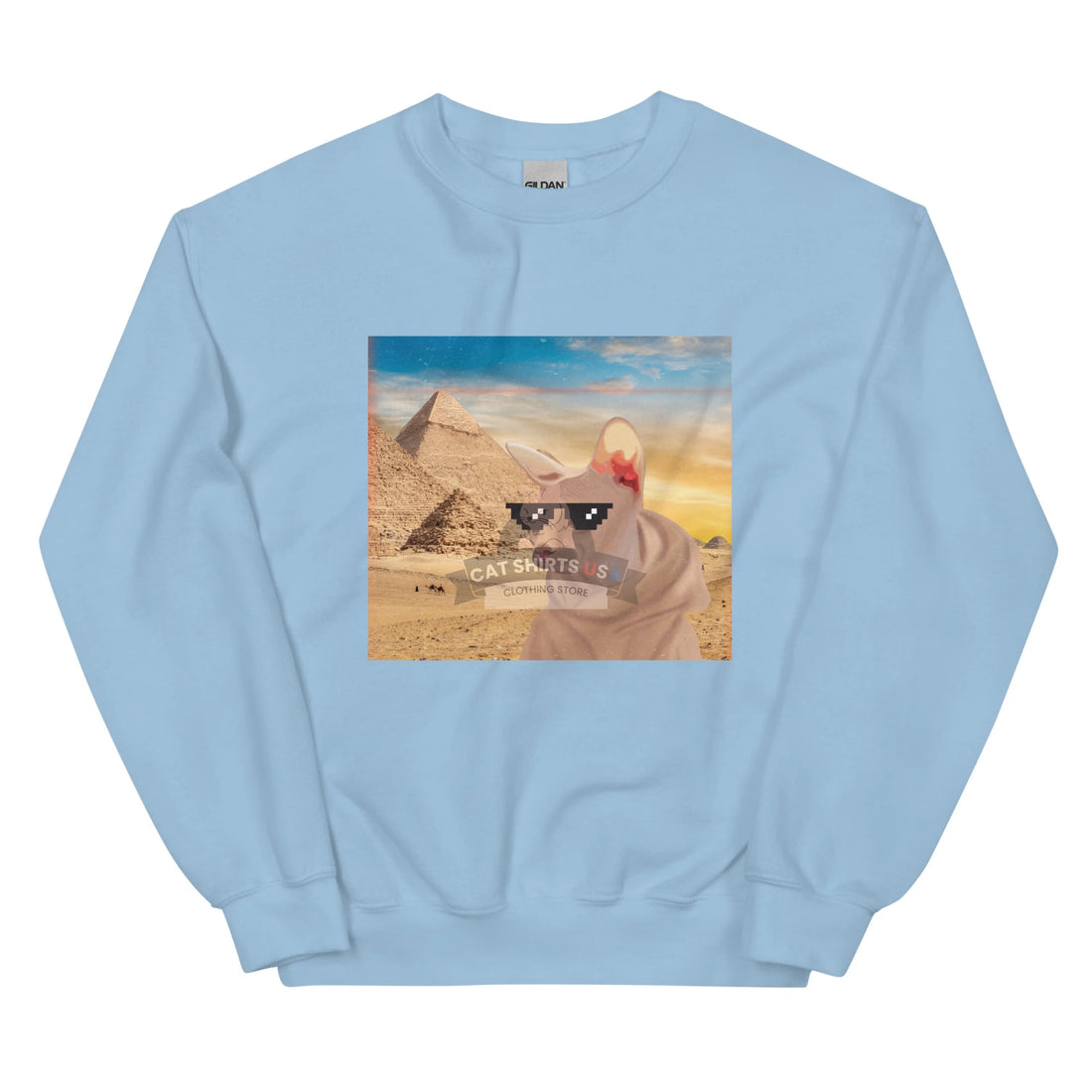 Cool Egypt Cat Sweatshirt | Cat Shirts USA