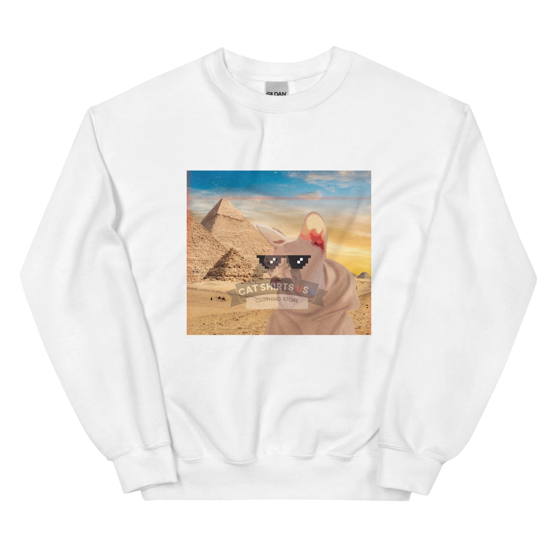Cool Egypt Cat Sweatshirt | Cat Shirts USA