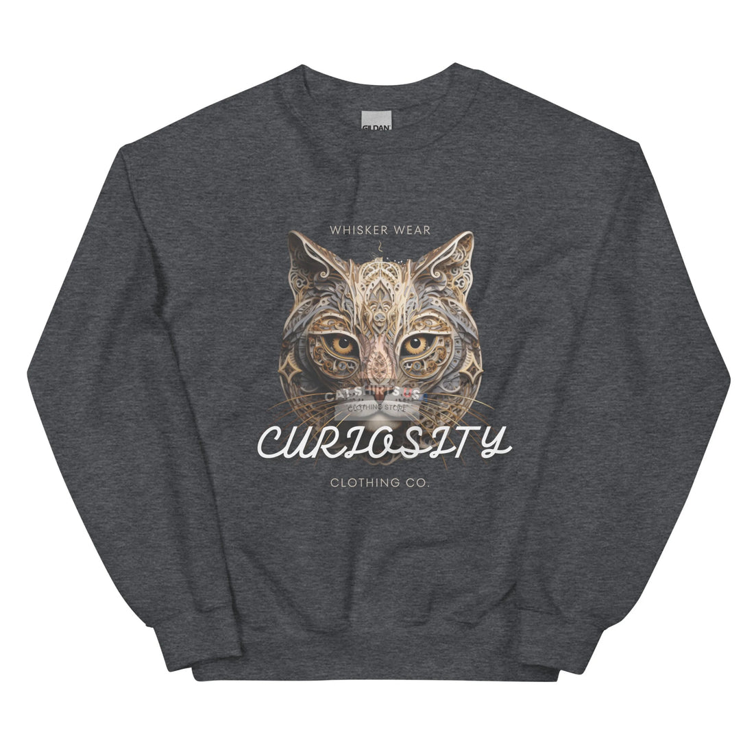 Curiosity Cat Sweatshirt | Cat Shirts USA