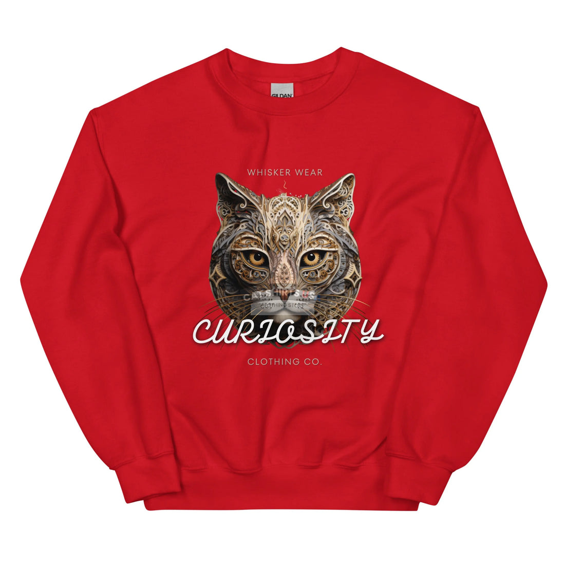 Curiosity Cat Sweatshirt-Cat Shirts USA