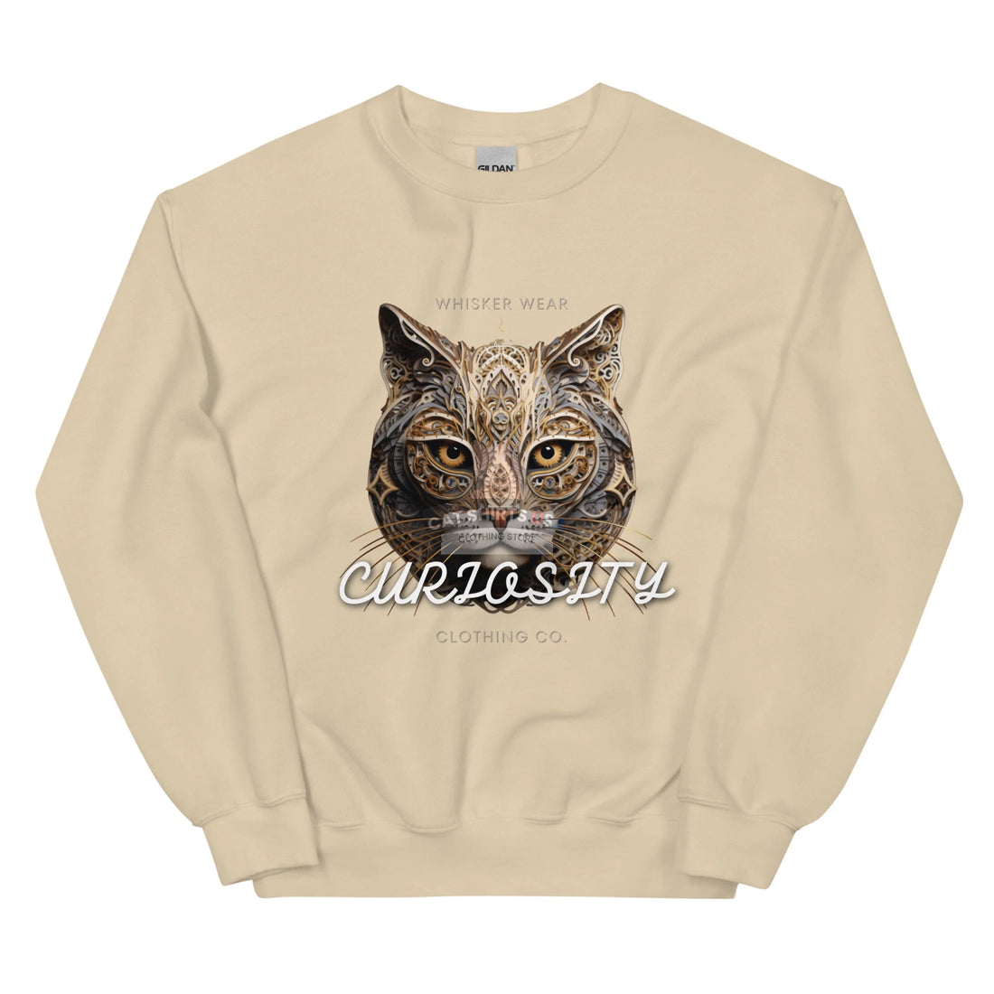 Curiosity Cat Sweatshirt | Cat Shirts USA