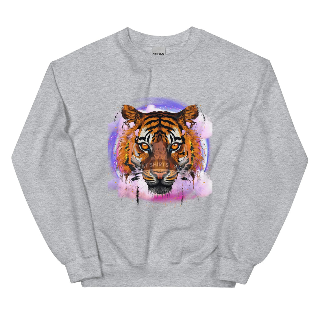 Dreamy Tiger Cat Sweatshirt-Cat Shirts USA