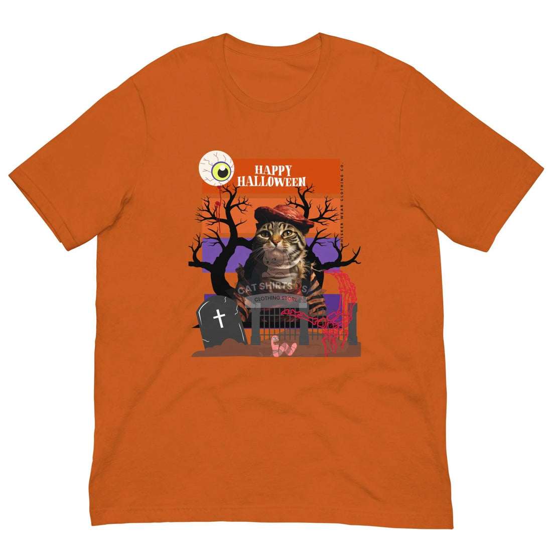 Happy Halloween 2 Cat Shirt - Cat Shirts USA