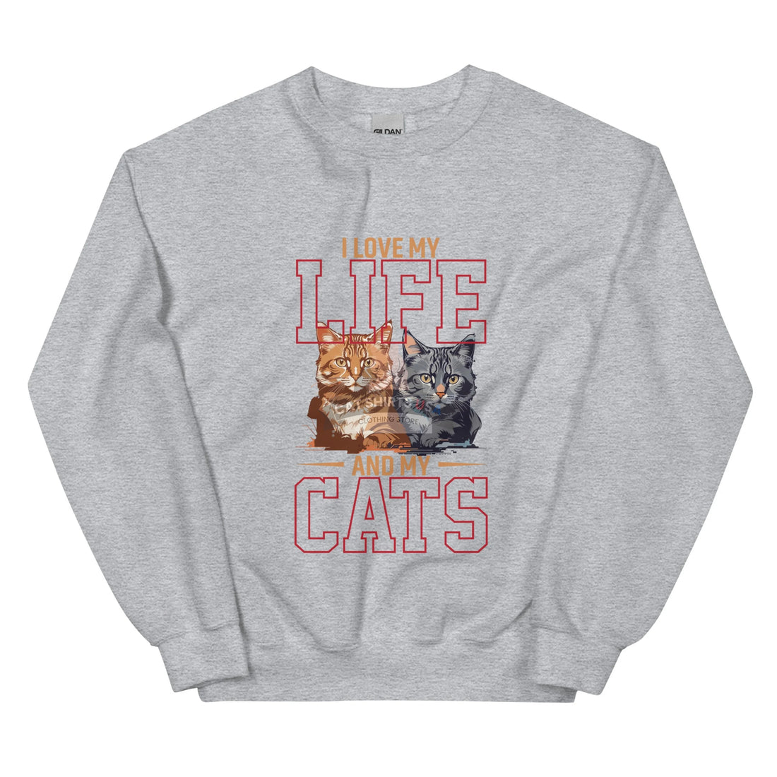 I Love My Life & Cats | Cat Shirts USA