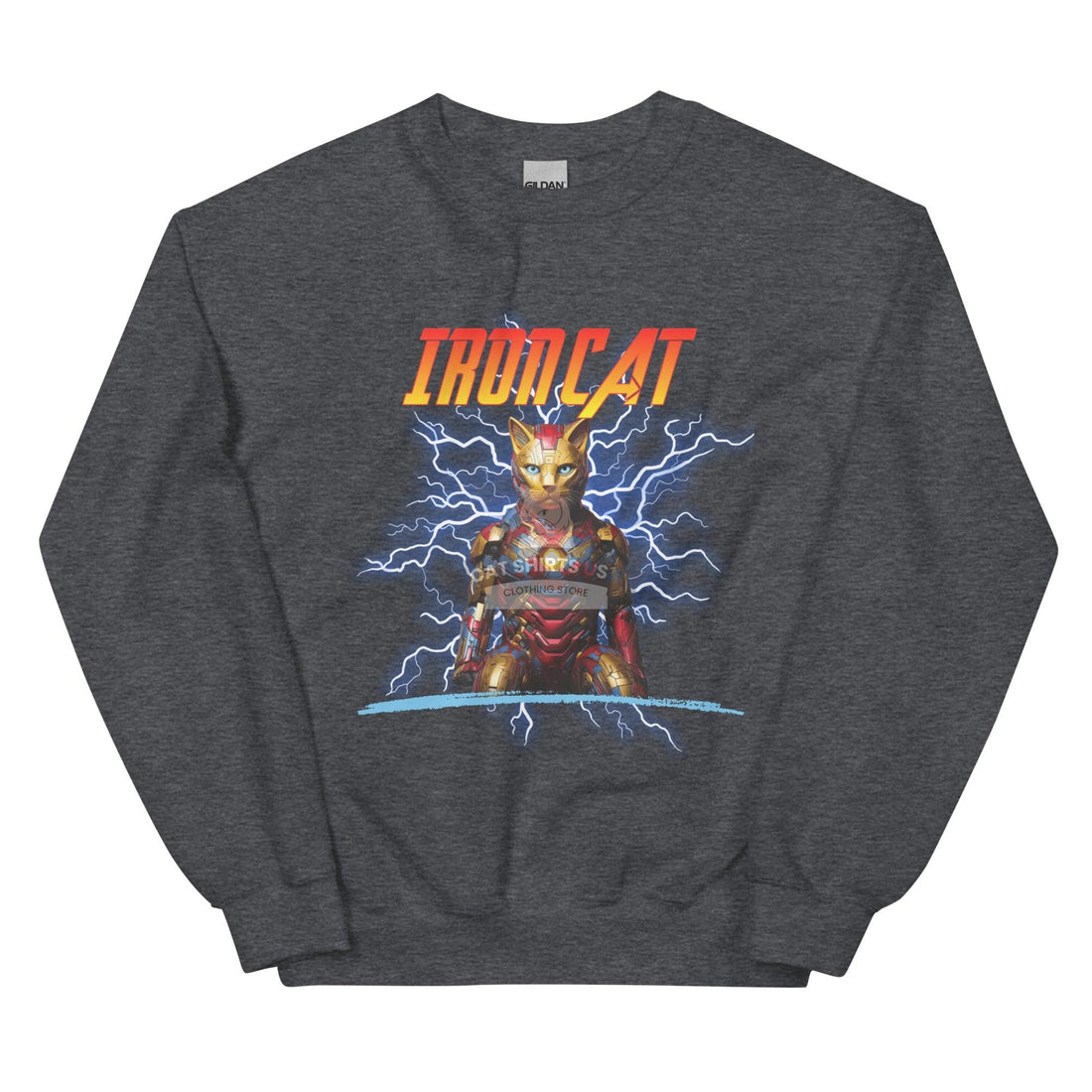Iron Cat Cat Sweatshirt | Cat Shirts USA