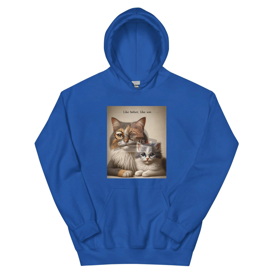 Like Father Like Son Cat Hoodie - Cat Shirts USA