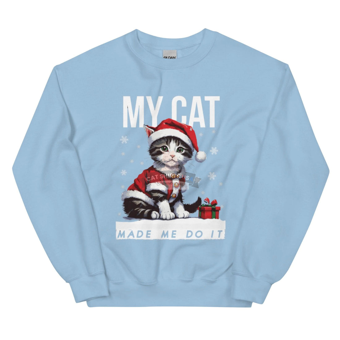 Made Me Do It Cat Sweatshirt - Cat Shirts USA