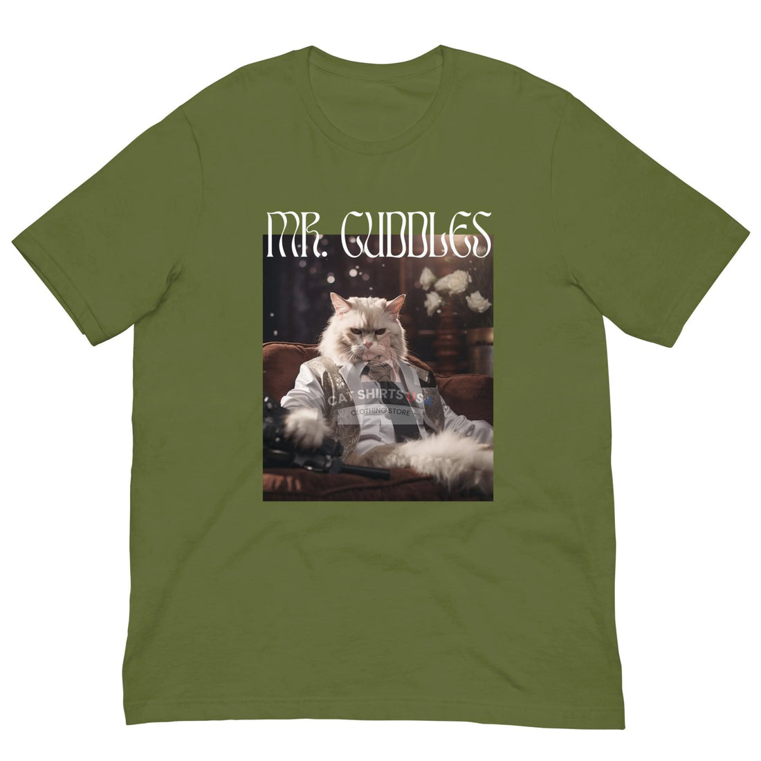 Mr. Cuddles Cat Shirt - Cat Shirts USA