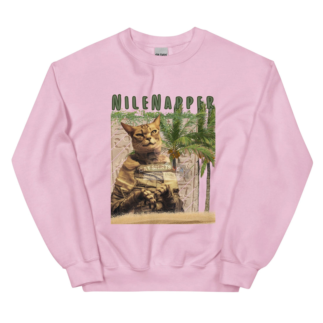Nile Napper Cat Sweatshirt | Cat Shirts USA