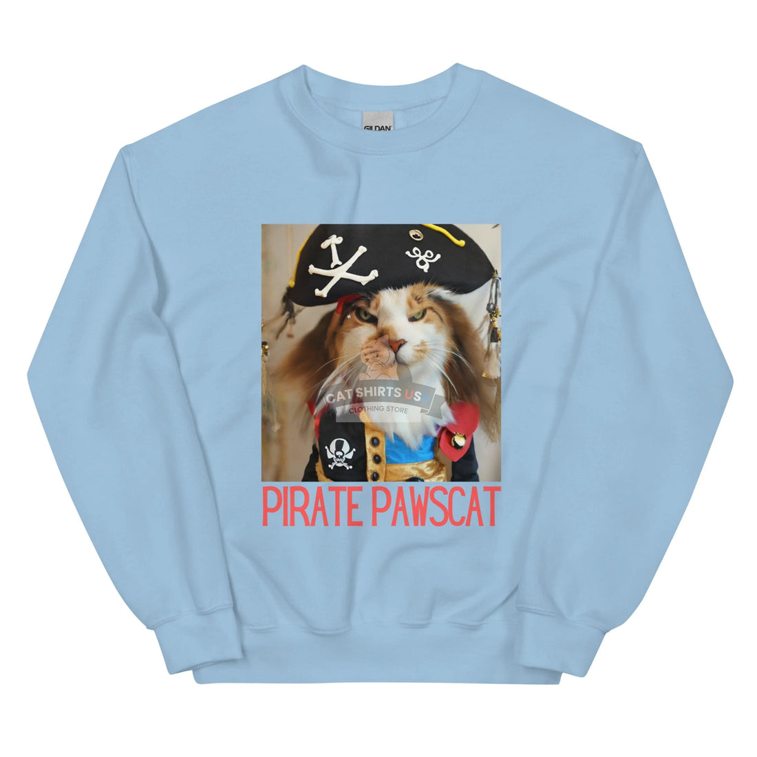 Pirate Pawscat Cat Sweatshirt | Cat Shirts USA