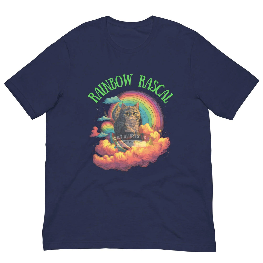 Rainbow Rascal Cat Shirt - Cat Shirts USA