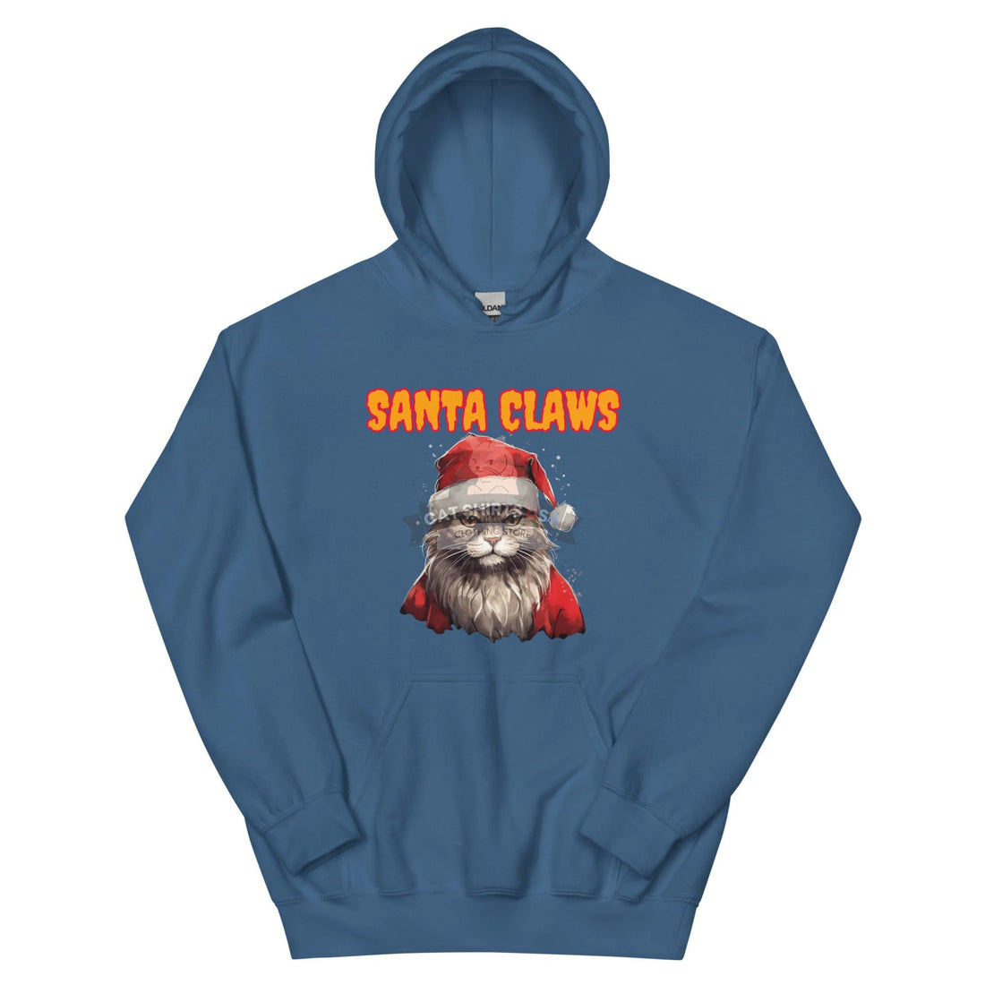 Santa Claws Cat Hoodie - Cat Shirts USA