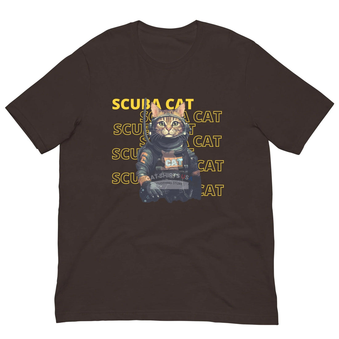 Scuba Cat Shirt - Cat Shirts USA