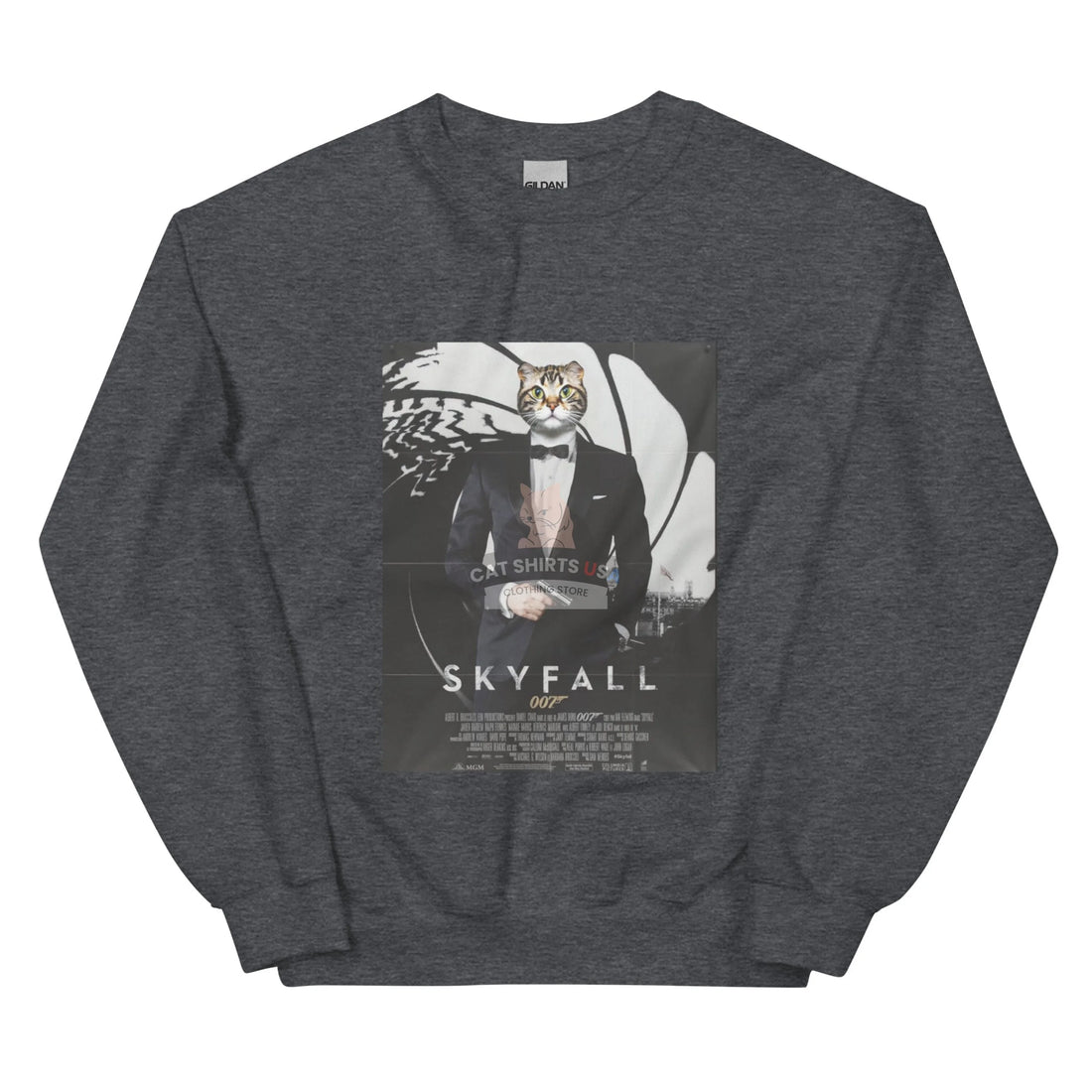 Skyfall Cat Sweatshirt-Cat Shirts USA
