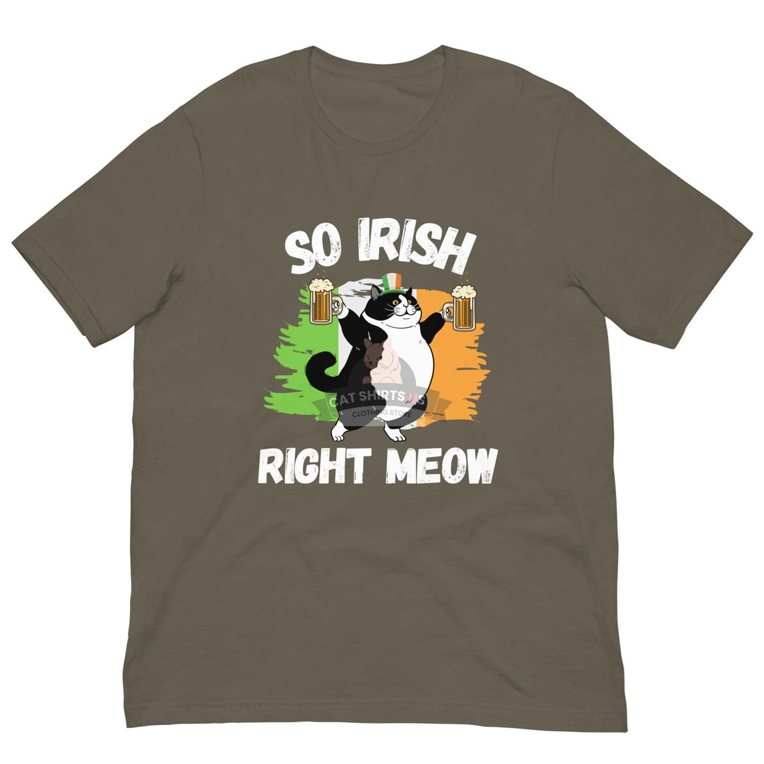 So Irish Right Meow Cat Shirt - Cat Shirts USA