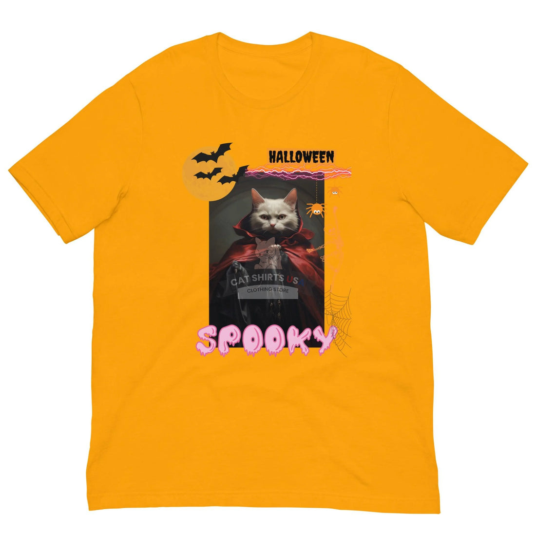Spooky 3 Halloween Cat Shirt - Cat Shirts USA