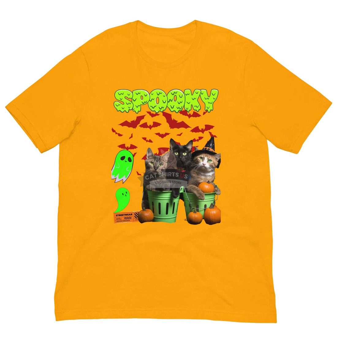 Spooky Halloween Cat Shirt - Cat Shirts USA