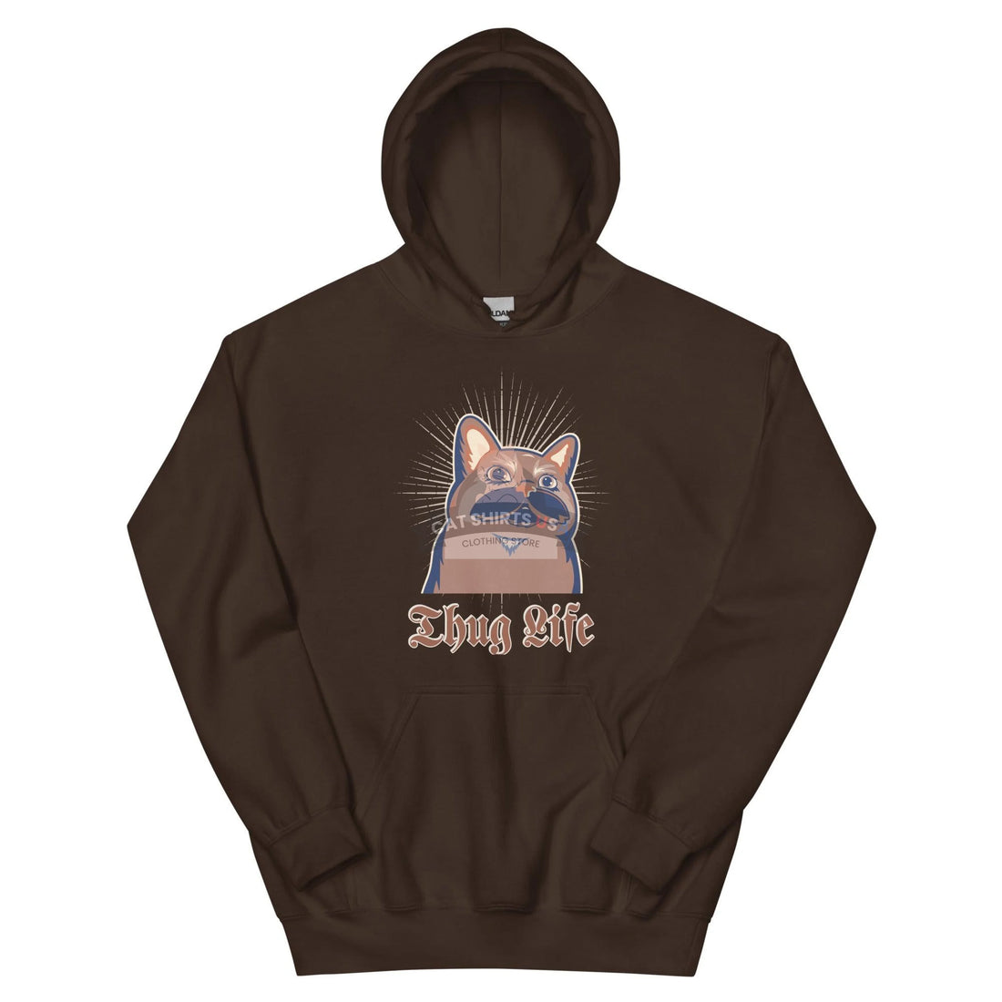 Thug Life Cat Hoodie - Cat Shirts USA