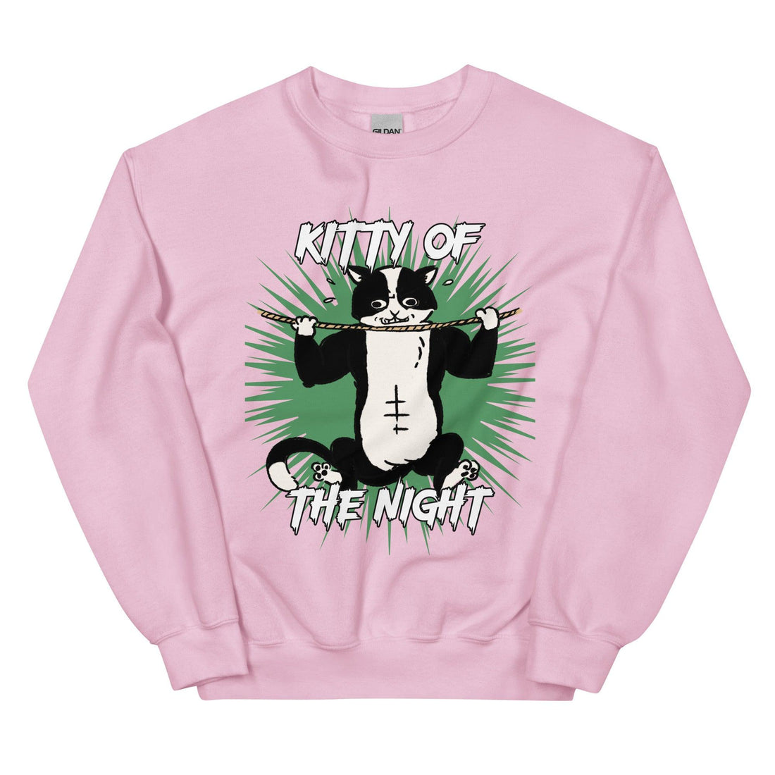 Kitty of the Night Cat Sweatshirt - Cat Shirts USA