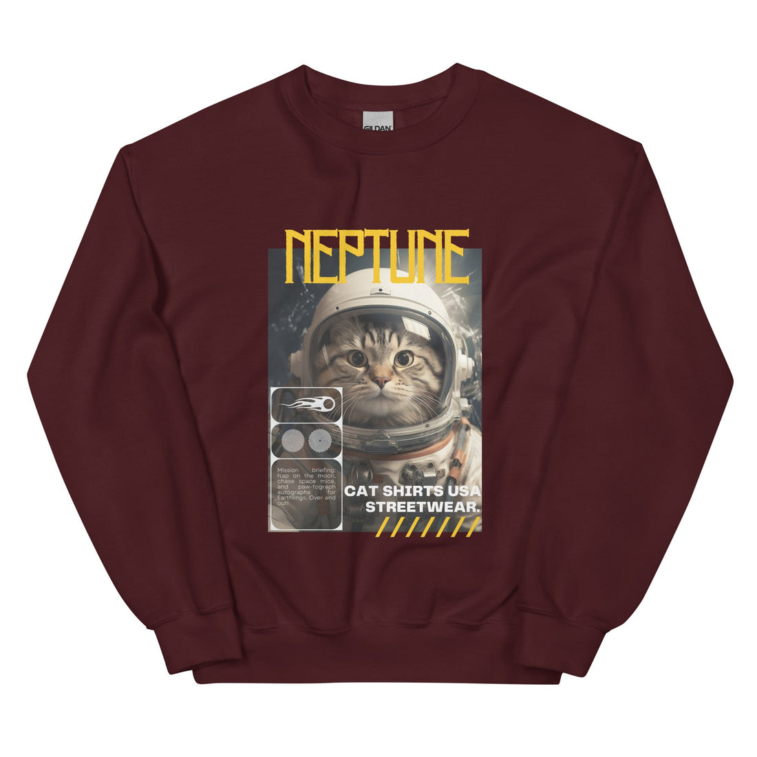 Neptune Cat Sweatshirt | Cat Shirts USA