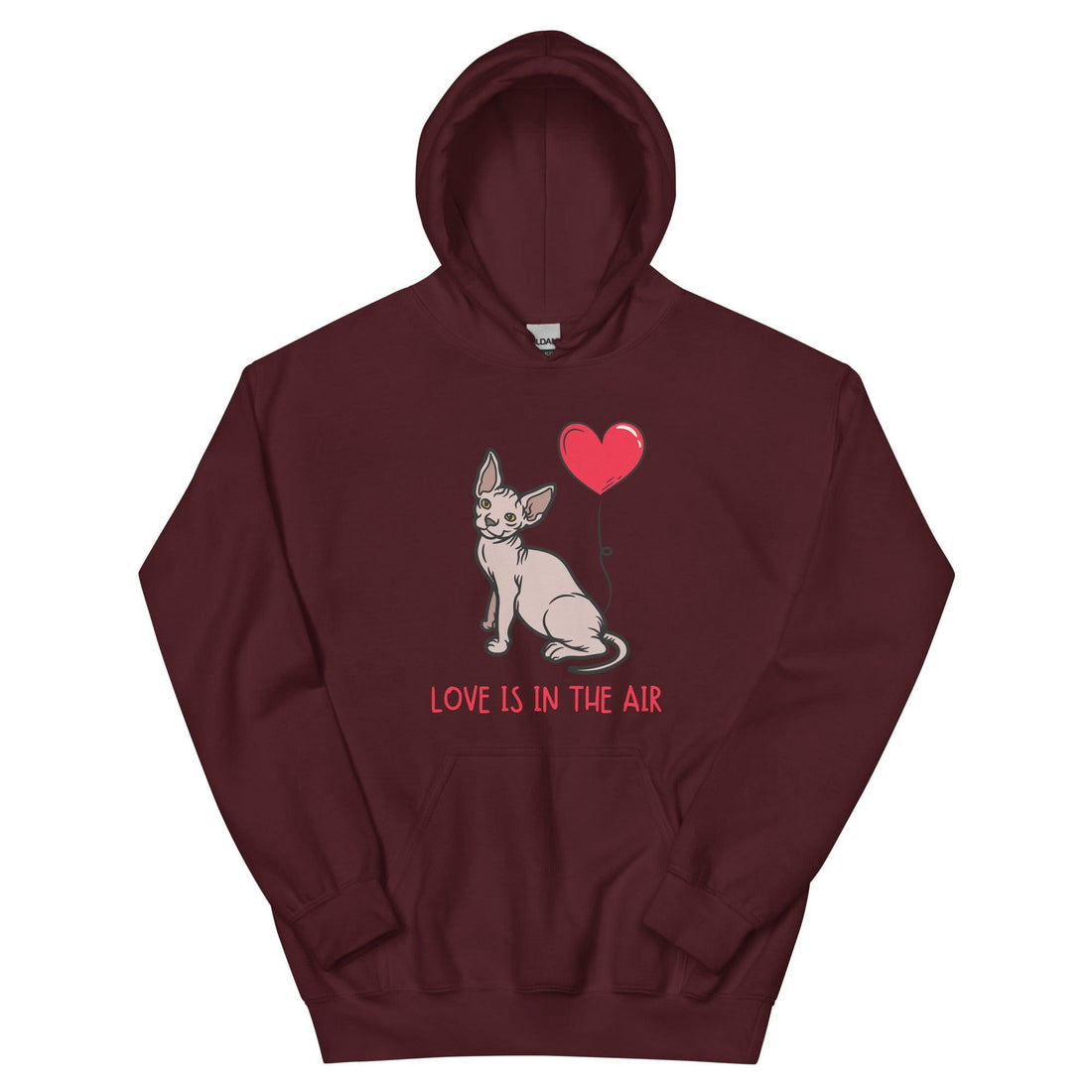 Love Is In The Air Cat Hoodie - Cat Shirts USA