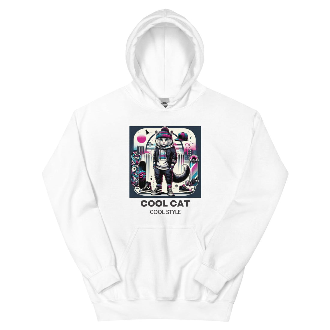 Cool Cat Cool Style Cat Hoodie - Cat Shirts USA