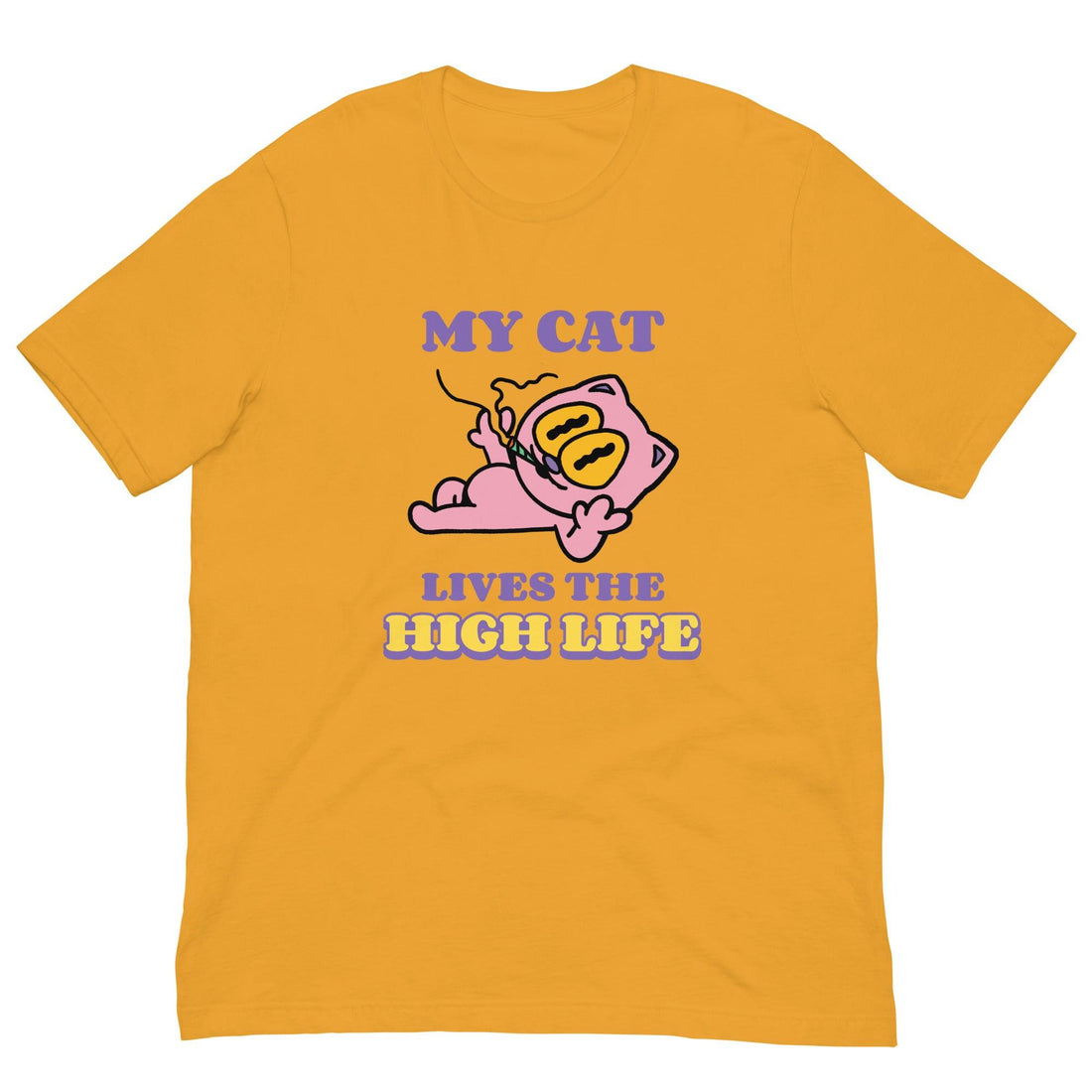 The High Life Cat Shirt - Cat Shirts USA