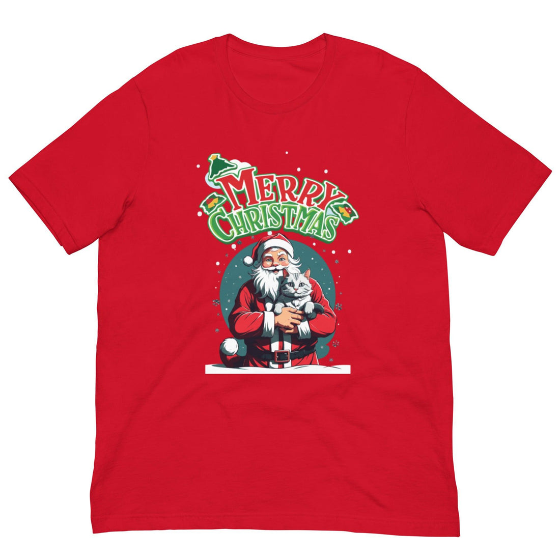 Merry Christmas Cat Shirt - Cat Shirts USA