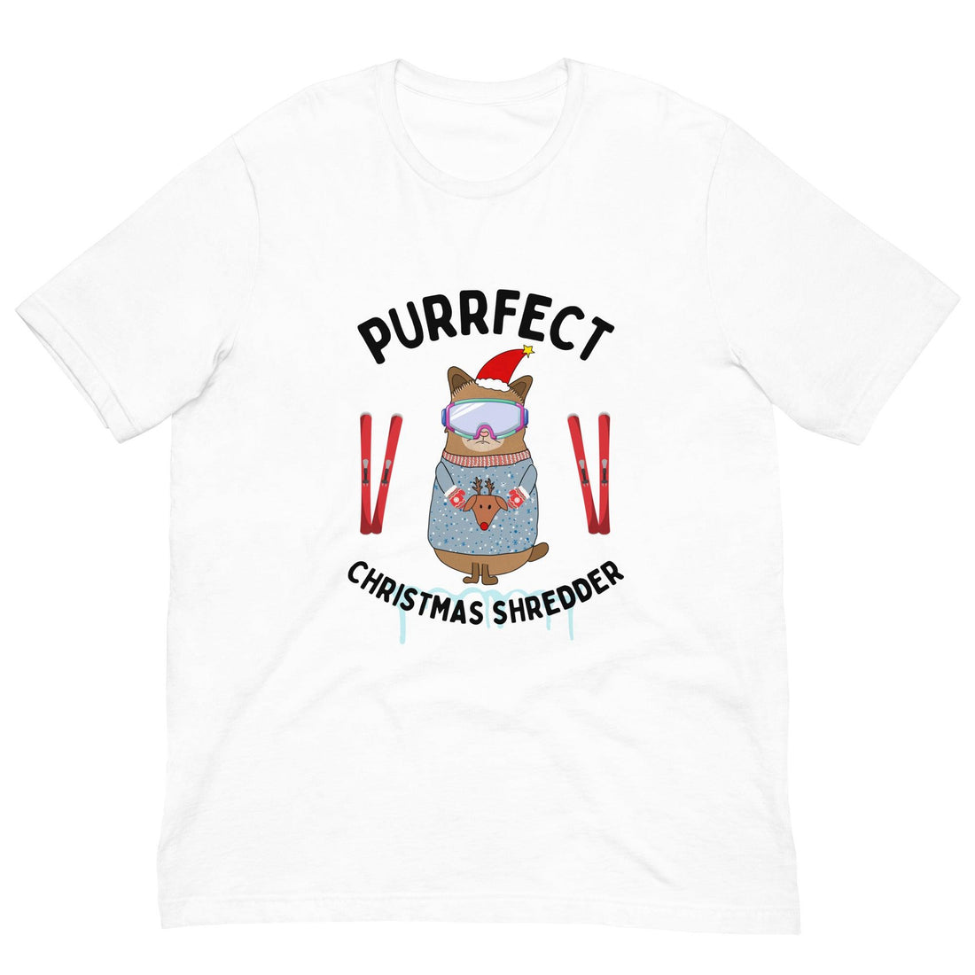 Christmas Shredder Cat Shirt - Cat Shirts USA